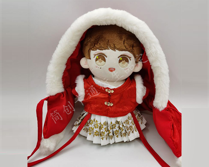 惠州市IP原创娃衣：新年喜气棉花娃娃娃衣